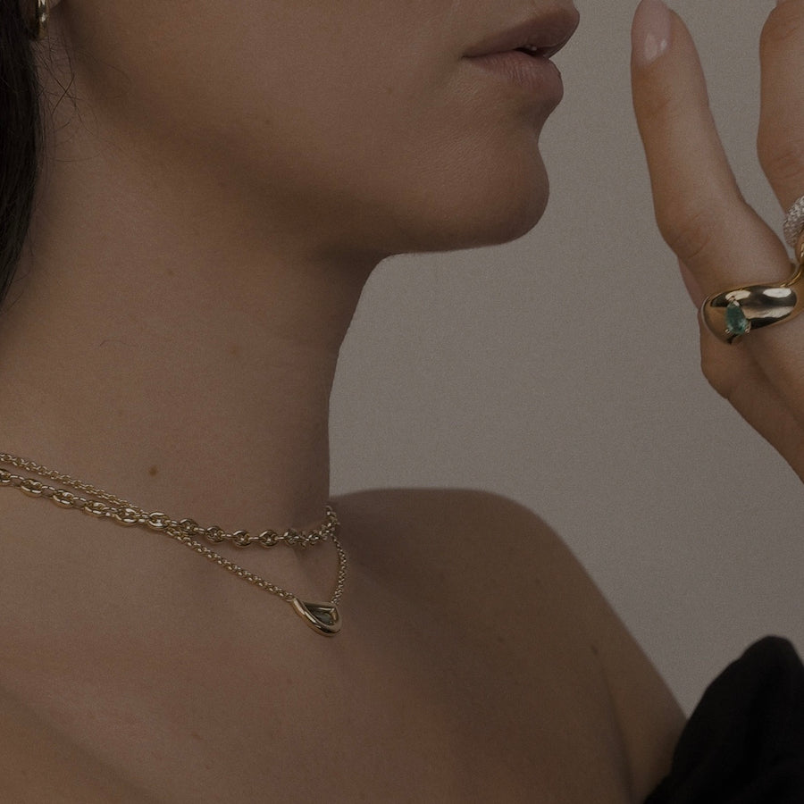 Schiffsanker Halskette