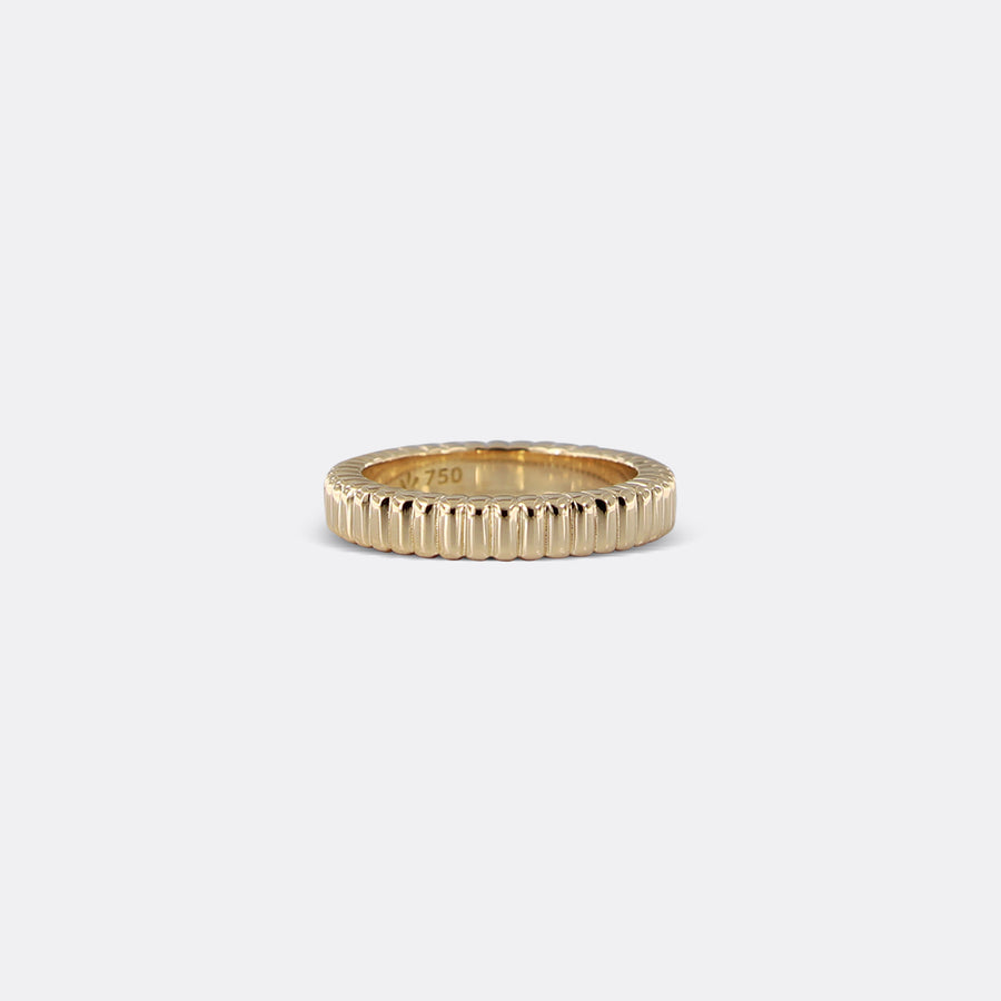 FLUTED PLAIN ring
