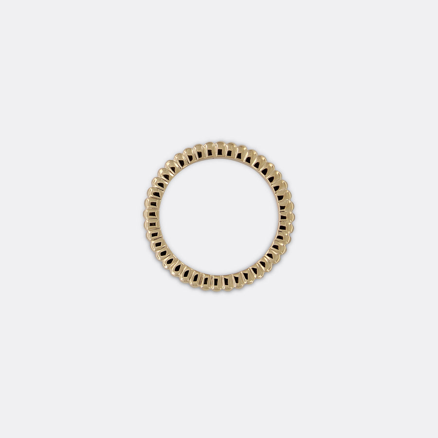 FLUTED PLAIN ring
