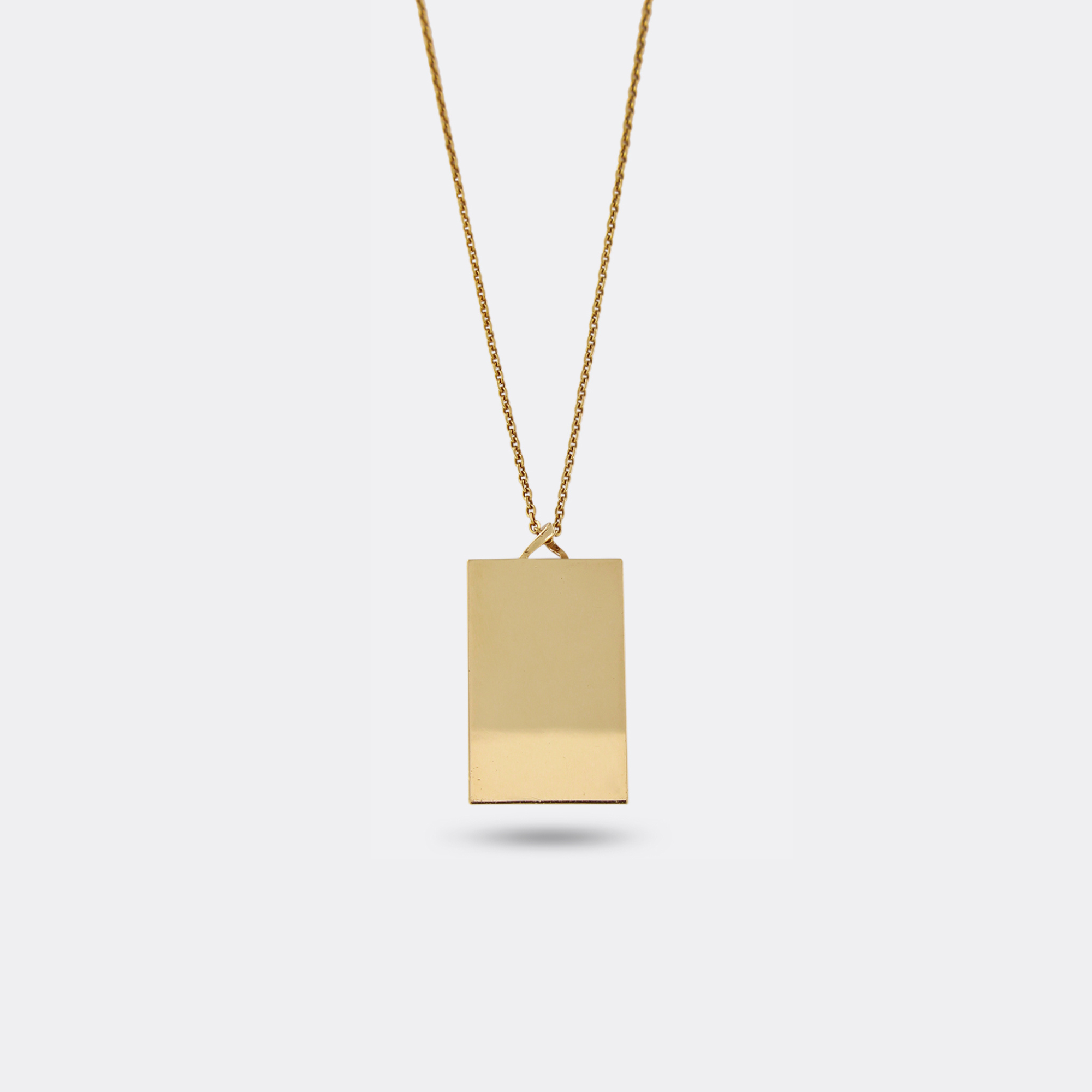 PLAIN rectangular medaillon – Ann Perica